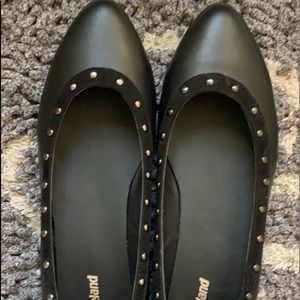 Black ballet flats size 38